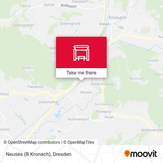 Карта Neuses (B Kronach)