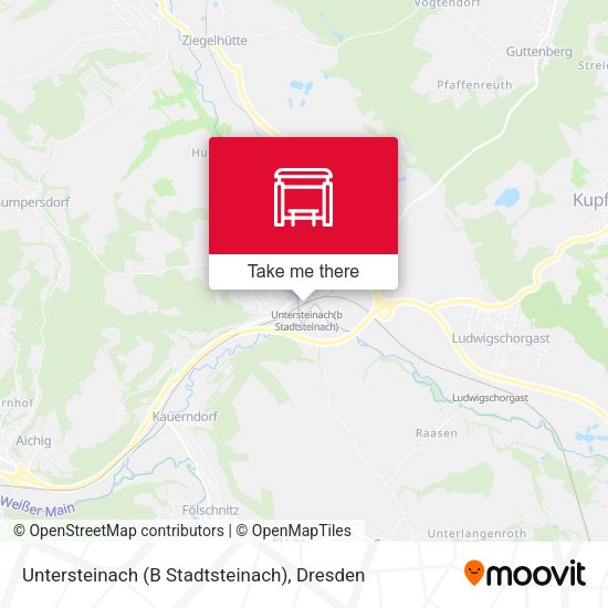 Карта Untersteinach (B Stadtsteinach)