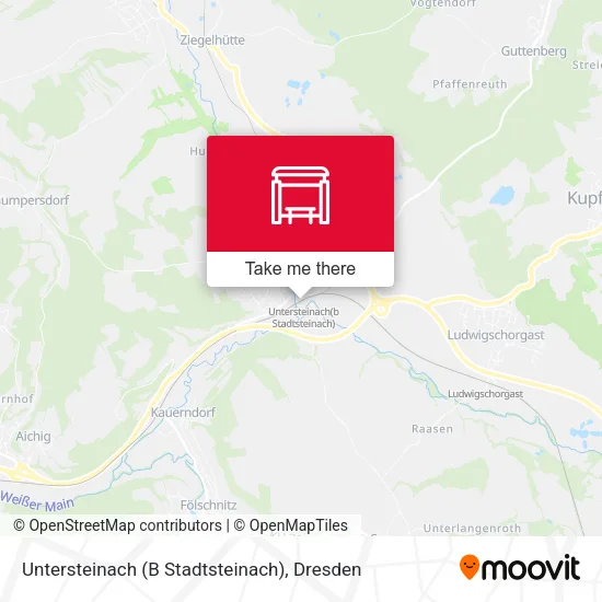 Карта Untersteinach (B Stadtsteinach)