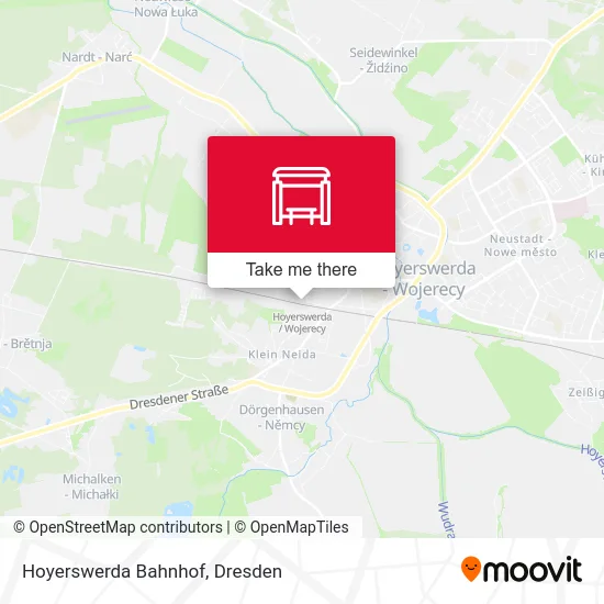 Hoyerswerda Bahnhof map