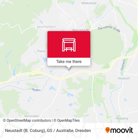 Карта Neustadt (B. Coburg), GS / Austraße
