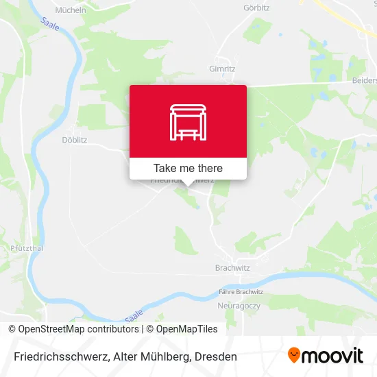 Карта Friedrichsschwerz, Alter Mühlberg