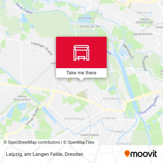 Карта Leipzig, am Langen Felde