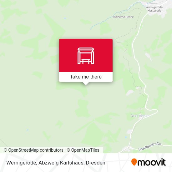 Карта Wernigerode, Abzweig Karlshaus