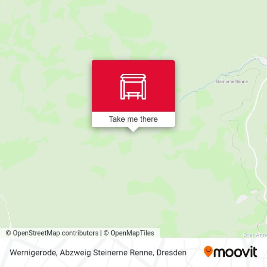 Карта Wernigerode, Abzweig Steinerne Renne