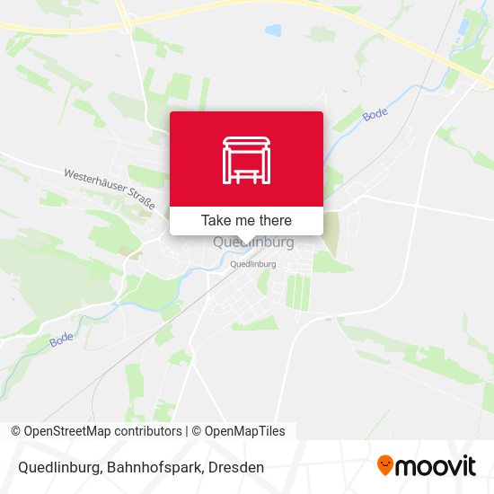Карта Quedlinburg, Bahnhofspark