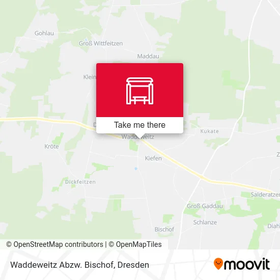 Карта Waddeweitz Abzw. Bischof