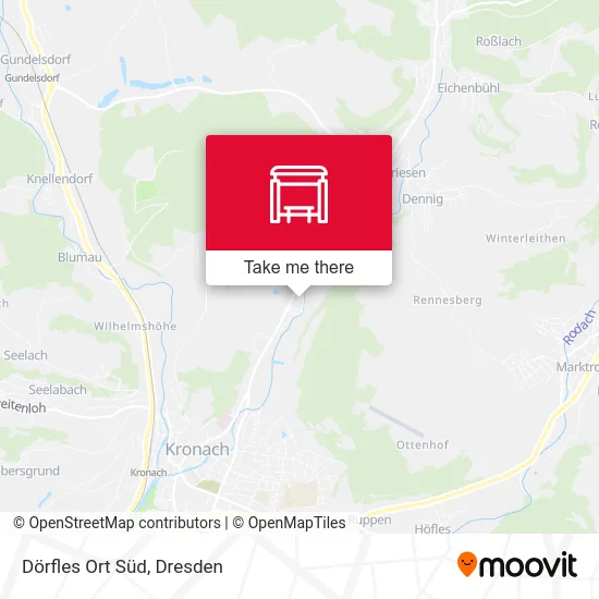 Карта Dörfles Ort Süd
