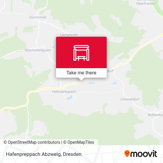 Карта Hafenpreppach Abzweig