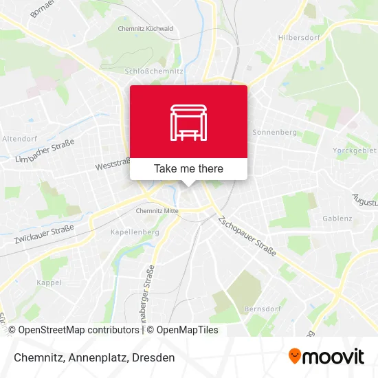 Карта Chemnitz, Annenplatz