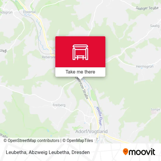 Карта Leubetha, Abzweig Leubetha