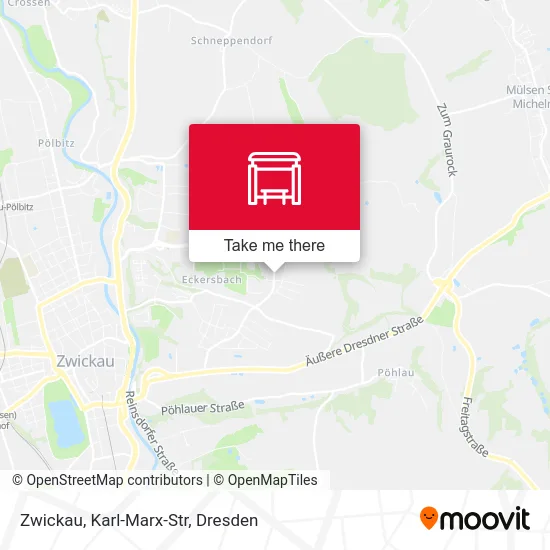Карта Zwickau, Karl-Marx-Str