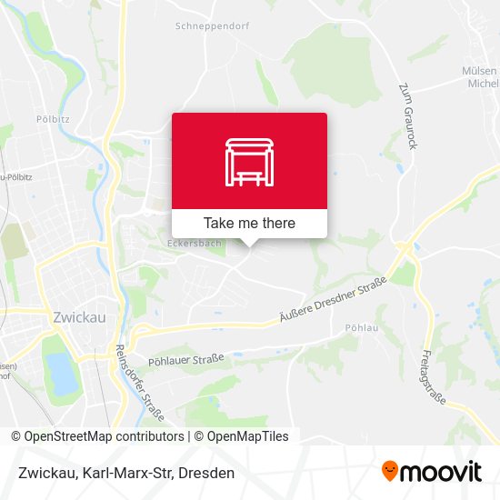 Карта Zwickau, Karl-Marx-Str