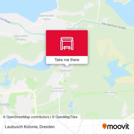 Карта Laubusch Kolonie