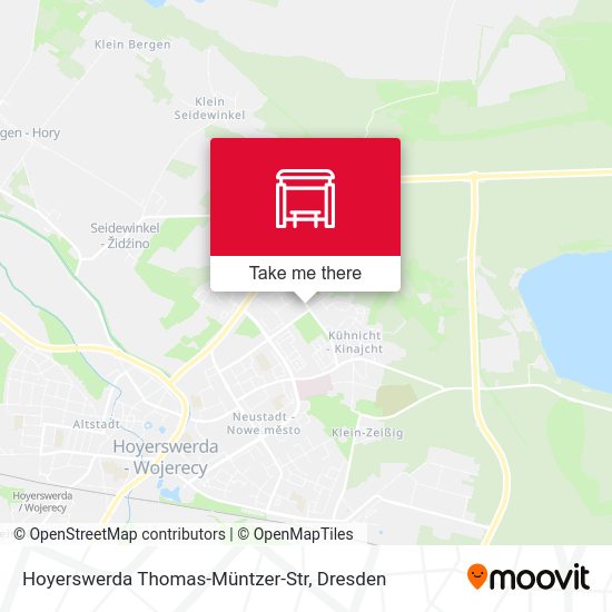 Карта Hoyerswerda Thomas-Müntzer-Str