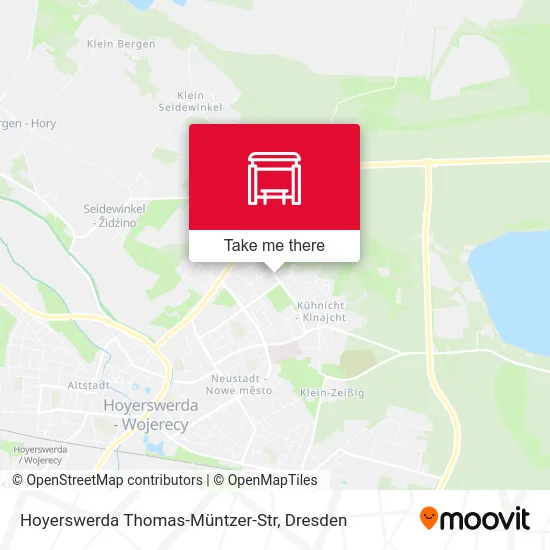Карта Hoyerswerda Thomas-Müntzer-Str