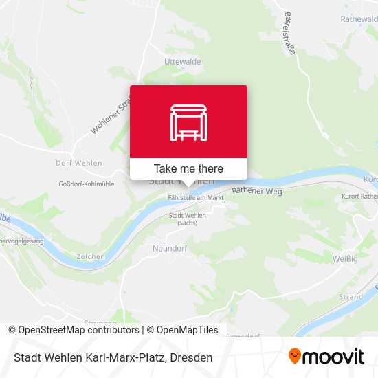Карта Stadt Wehlen Karl-Marx-Platz
