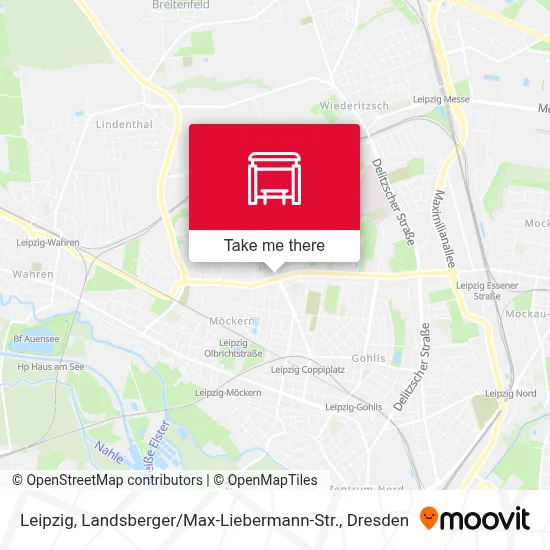 Leipzig, Landsberger / Max-Liebermann-Str. map