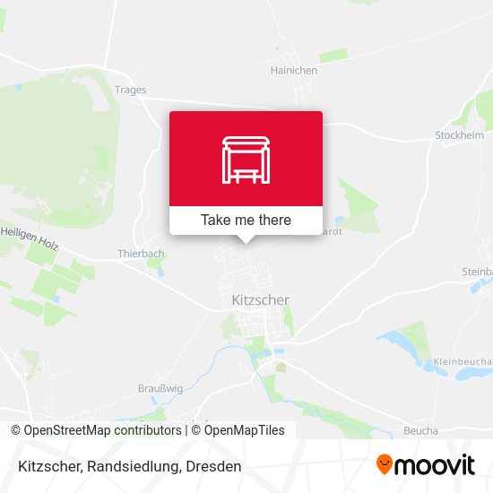 Карта Kitzscher, Randsiedlung