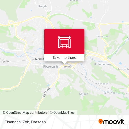 Карта Eisenach, Zob