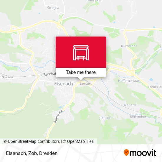 Карта Eisenach, Zob