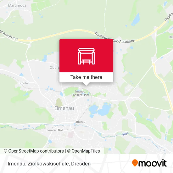 Карта Ilmenau, Ziolkowskischule