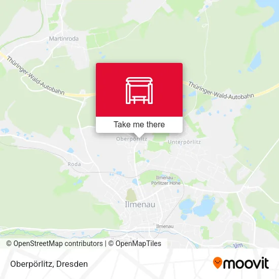 Карта Oberpörlitz