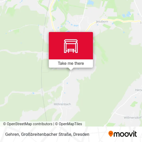 Карта Gehren, Großbreitenbacher Straße