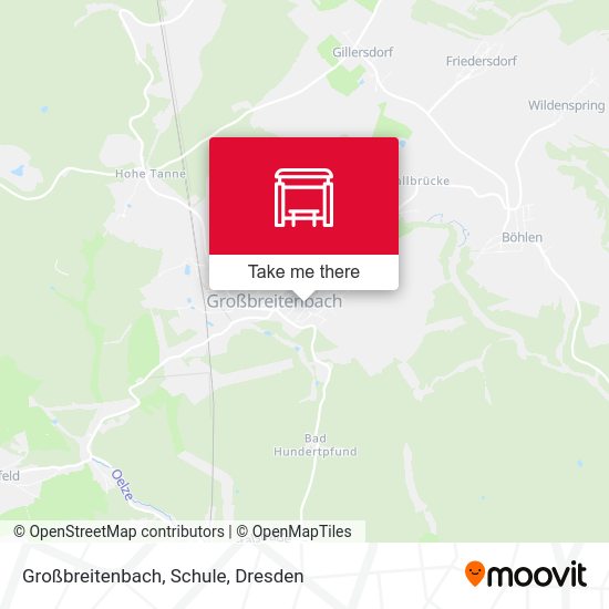 Карта Großbreitenbach, Schule
