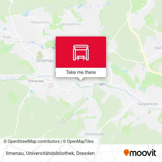 Карта Ilmenau, Universitätsbibliothek