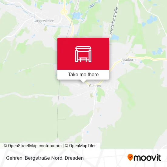 Карта Gehren, Bergstraße Nord