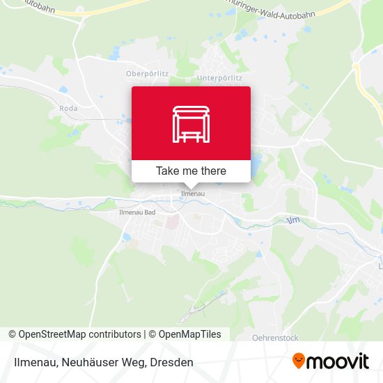 Карта Ilmenau, Neuhäuser Weg