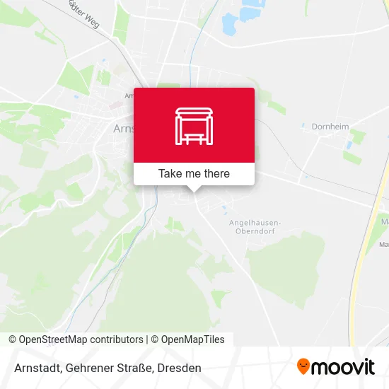 Карта Arnstadt, Gehrener Straße