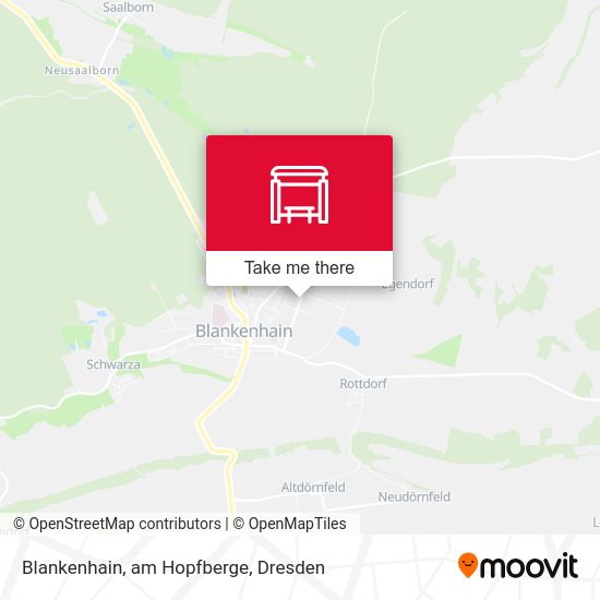Карта Blankenhain, am Hopfberge