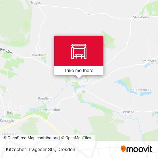 Карта Kitzscher, Trageser Str.