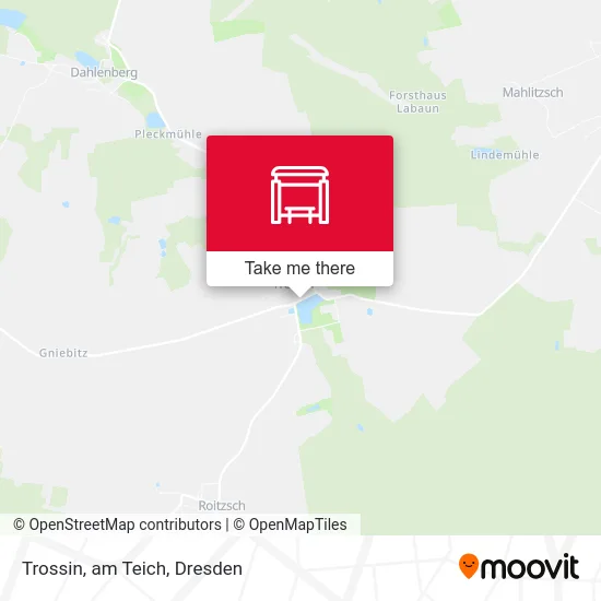 Карта Trossin, am Teich