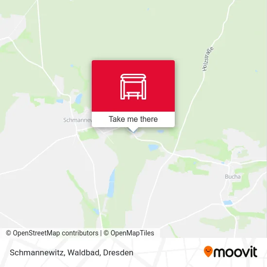Карта Schmannewitz, Waldbad