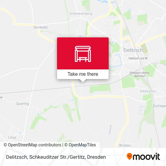 Карта Delitzsch, Schkeuditzer Str. / Gertitz