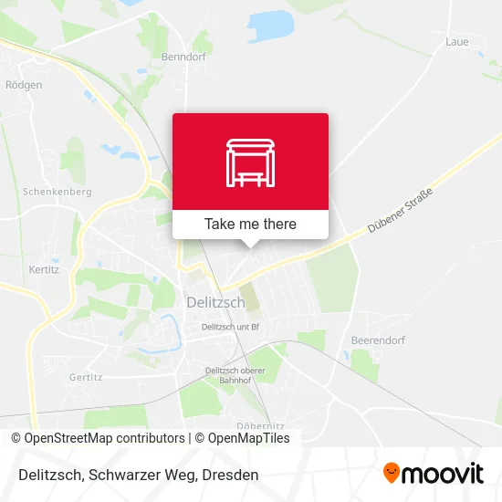 Карта Delitzsch, Schwarzer Weg