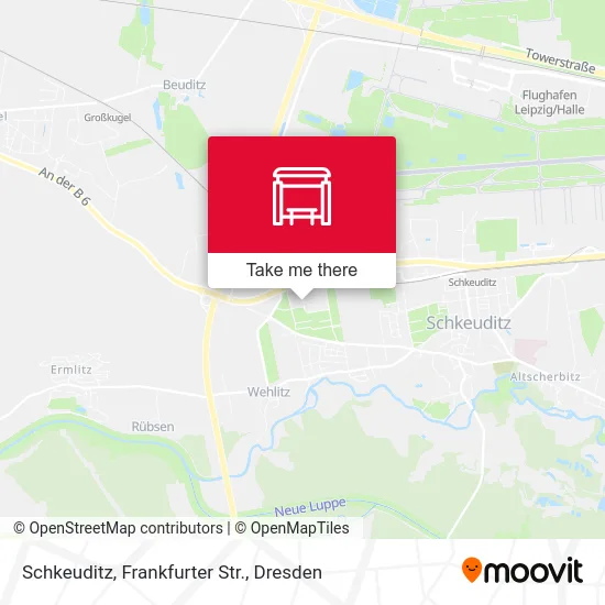 Карта Schkeuditz, Frankfurter Str.