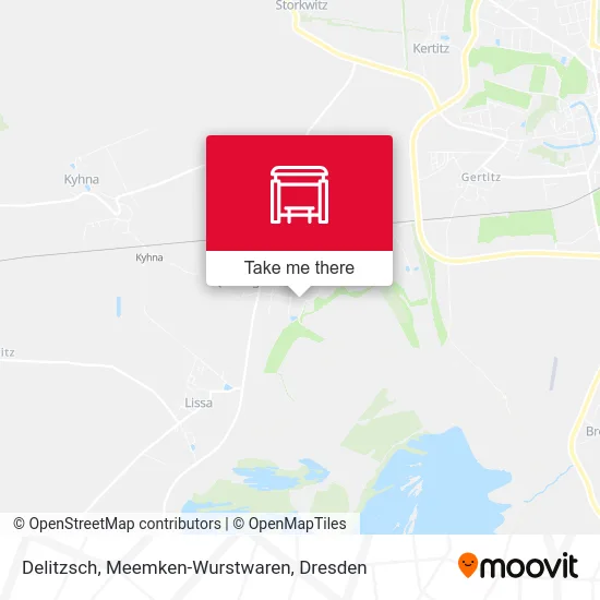 Карта Delitzsch, Meemken-Wurstwaren