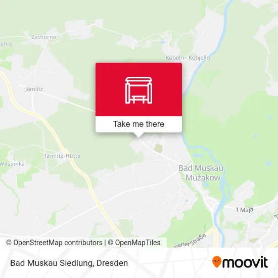 Карта Bad Muskau Siedlung