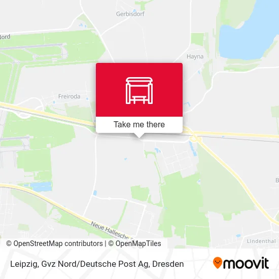 Карта Leipzig, Gvz Nord / Deutsche Post Ag