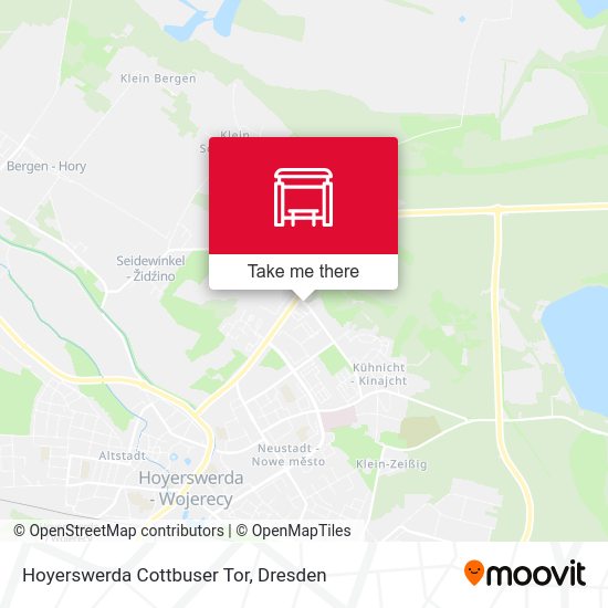 Карта Hoyerswerda Cottbuser Tor