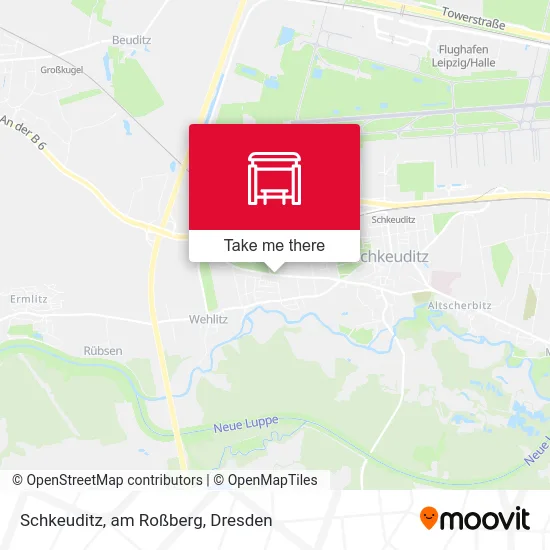 Карта Schkeuditz, am Roßberg