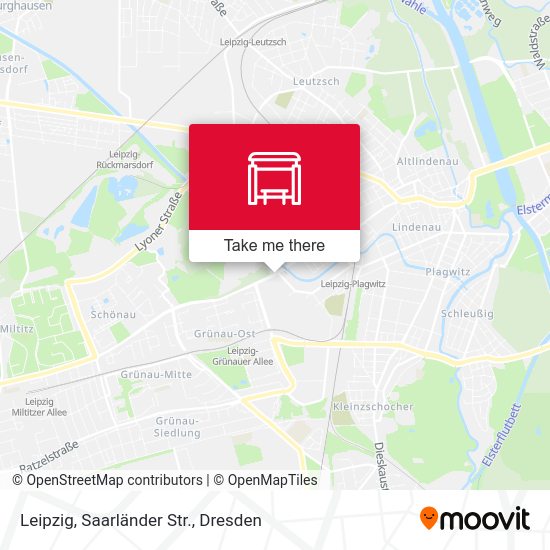 Карта Leipzig, Saarländer Str.