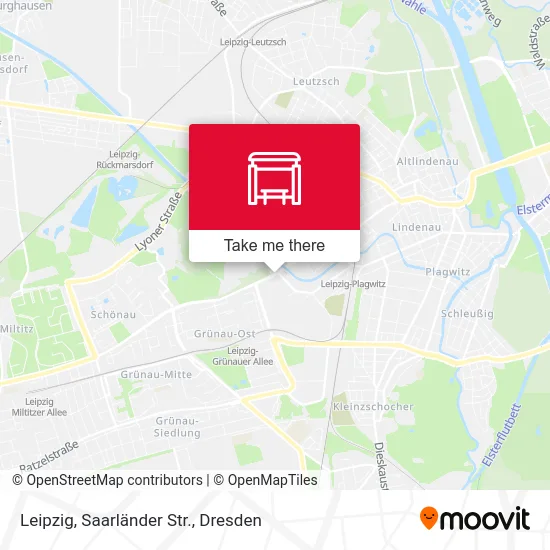 Карта Leipzig, Saarländer Str.