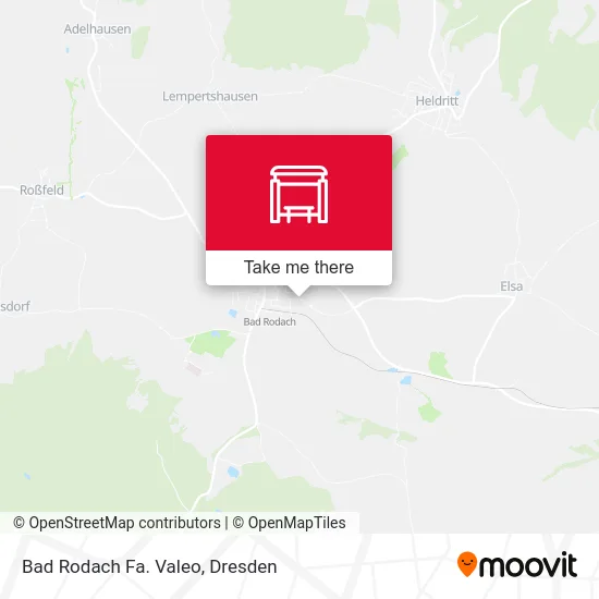 Карта Bad Rodach Fa. Valeo