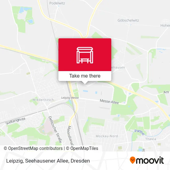 Карта Leipzig, Seehausener Allee