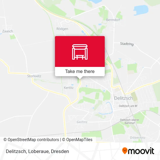 Карта Delitzsch, Loberaue